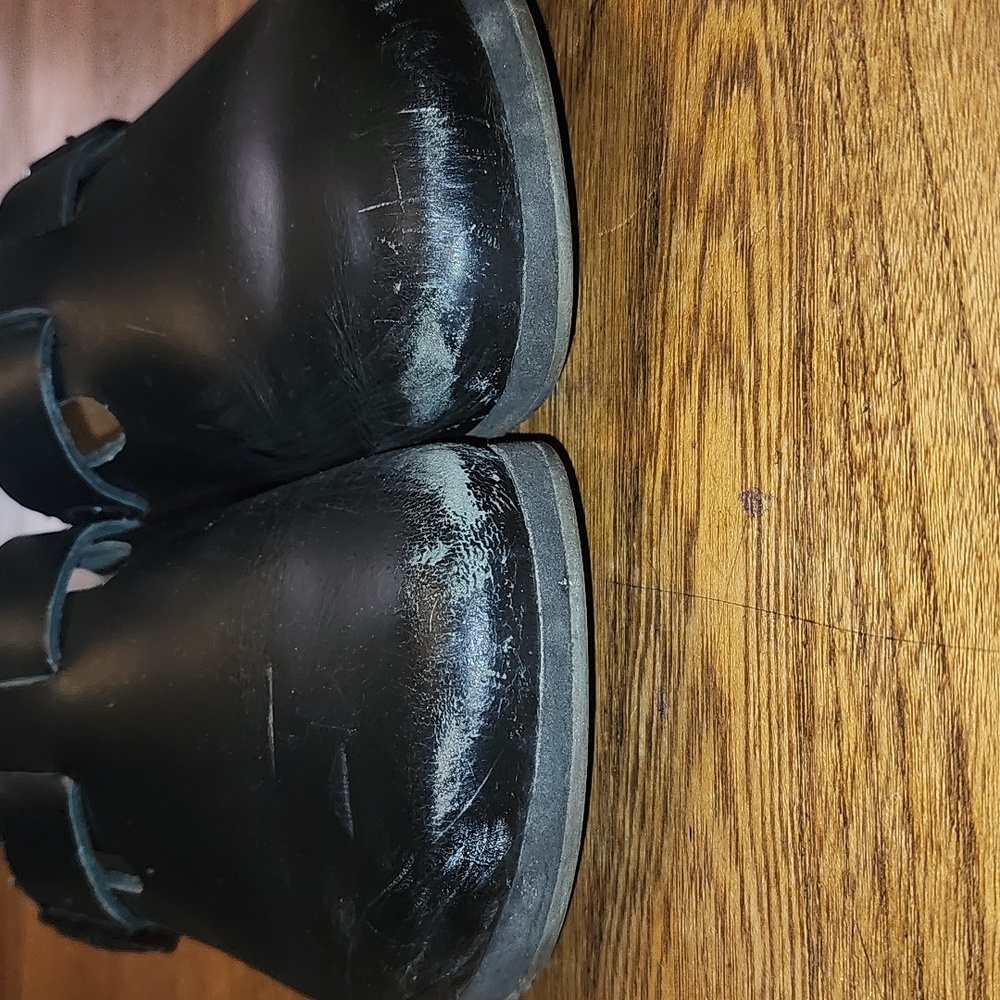 Birkenstock Black Slip-On Shoes - Picture 3 of 5